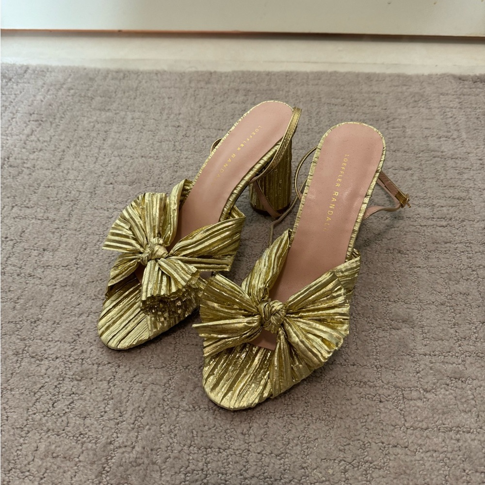 Loeffler Randall Gold Heels